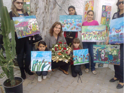 telier Peinture, lors de : Hammamet Fete le Printemps 2012